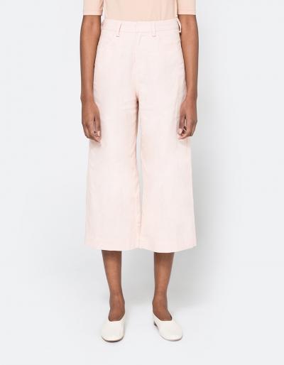 Farrow Wide Leg Pant In Baby Pink