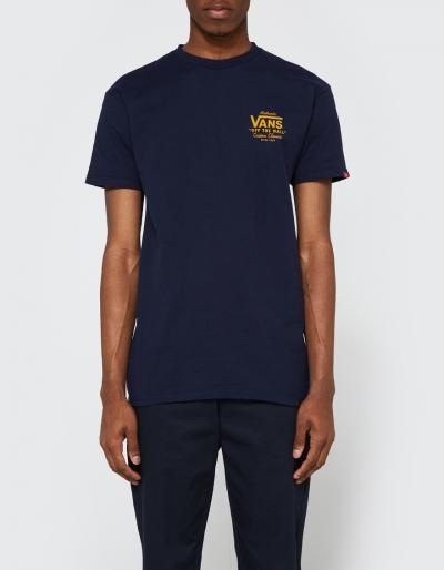 Vans Holder Classic Tee In Navy