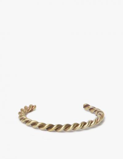 Cause And Effect Brass Twist Cuff