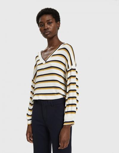 Farrow Misty V-neck Knit Top