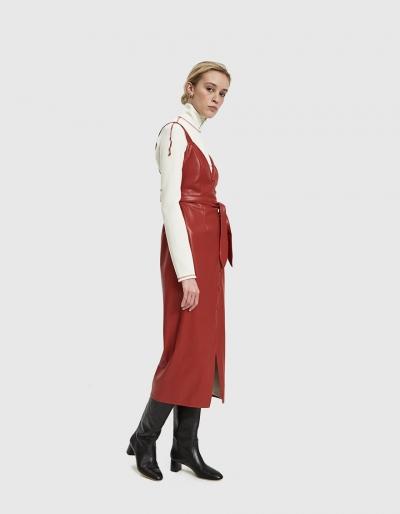 Nanushka Nahar Red Vegan