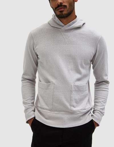 Velva Sheen Heavy Oz. Pullover Hoodie In Grey