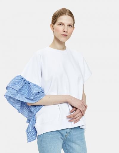 Msgm Ruffled Short Sleeve