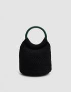 Rachel Comey Praia Hand Crochet Bucket In Black