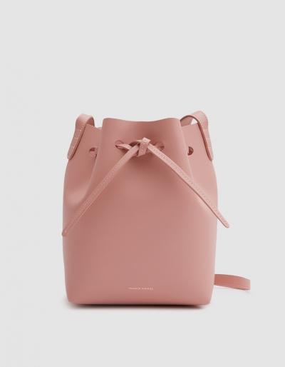 Mansur Gavriel Mini Bucket In Coral