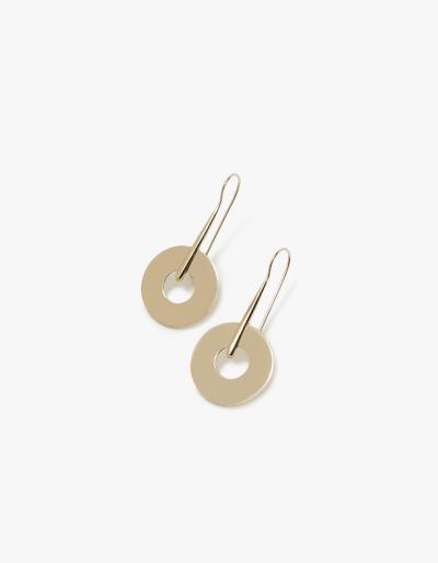 Trademark Small Disc Drop Earrings