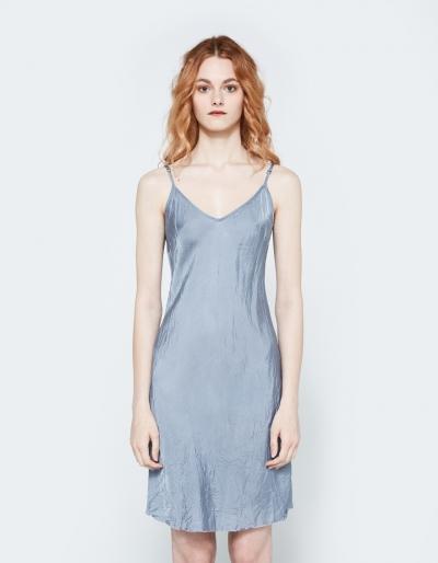 Organic By John Patrick Short Bias Slip In Platinum