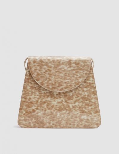 Maryam Nassir Zadeh Sophie Bag In Patent Blonde Tortoise