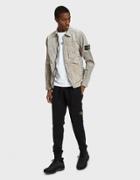 Stone Island Cotton Fleece Sweatpants In Black