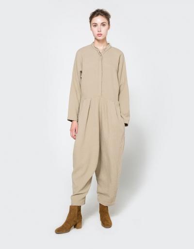 Black Crane Quilted Jumper In