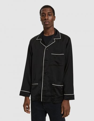 Dries Van Noten Satin Button Up