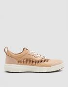 Vault By Vans Twisted Leather Ultrarange Sneaker In Amberlight/marshmallow