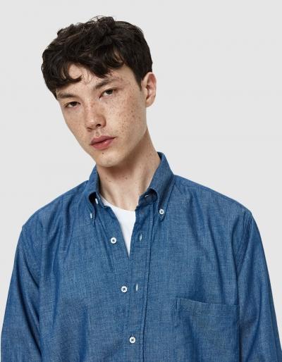 Thom Browne Denim Shirt In