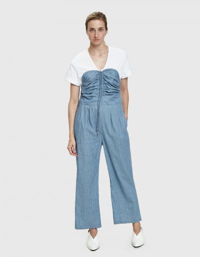 Farrow Uva Mixed-material Jumpsuit