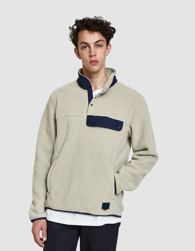 Herschel Supply Co. Pullover Fleece In Oatmeal