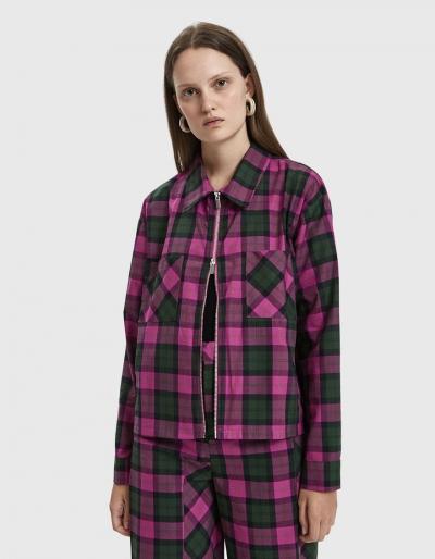 Collina Strada Mechanic Plaid Jacket
