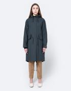 Mhl Fishtail Parka In Charcoal
