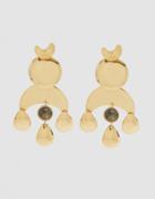 Lizzie Fortunato Buddha Chandelier Earrings
