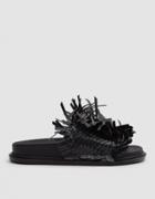 Mm6 Maison Margiela Fake Leather Fringe