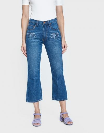 Bliss And Mischief Sunrise Cropped Jean