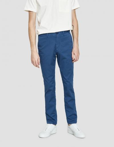 Norse Projects Aros Slim Light Stretch Pant In Anodized Blue