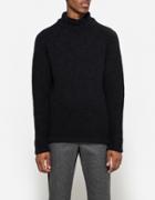 Our Legacy Raglan Turtleneck Black Needled