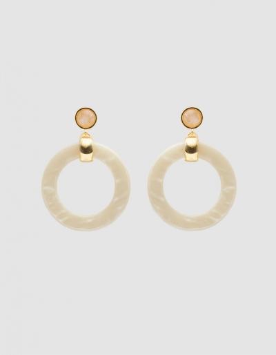 Lizzie Fortunato Sun-bleached Hoops In Gold/rose