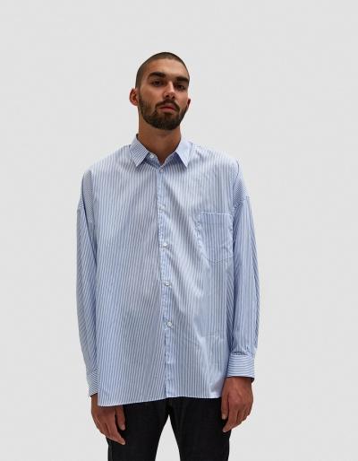 Comme Des Gar Ons Shirt Yarn Dyed Cotton