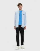 Comme Des Gar Ons Play Small Black Heart Play T-shirt In Blue