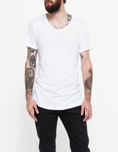 John Elliott Curve U-neck In White