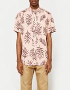 Schnayderman's Leisure Ta Garden Print Ss In Pink And Brown