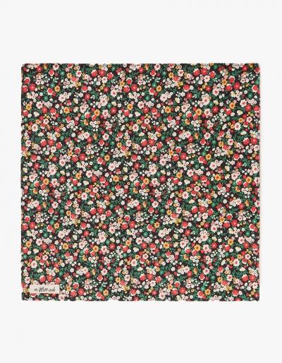 The Hill-side Pocket Square- Small Flowers Print