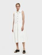 Mm6 Maison Margiela Frayed Denim Dress