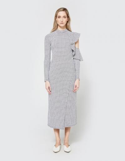 Rodebjer Labe Dress In Black/white