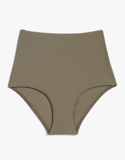 Matteau Swim High Waist Brief In Olive