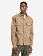 Lemaire Soft Military Shirt In Tobacco