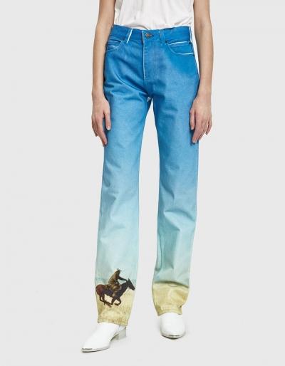 Calvin Klein Jeans Est. 1978 Stars Landscape Straight