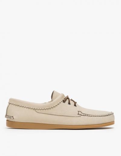 Quoddy Off White Chamois Blucher