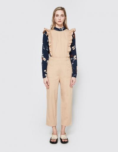 Ganni Phillips Cotton Jumpsuit