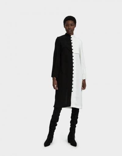 Mazarine Two-tone Duna Dress