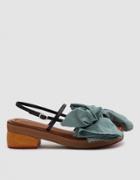 Marni Bow Sandal In Waterfall