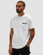 Carhartt Wip S/s College Script T-shirt In White/navy