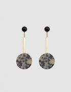 Rachel Comey Jo Drop Earrings In Dalmatian