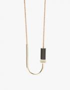 Maslo Jewelry Chock A Block In Gold/black