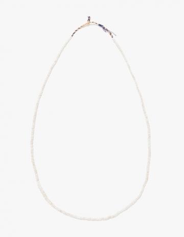 Need Supply Co. Vintage Beaded Necklace White