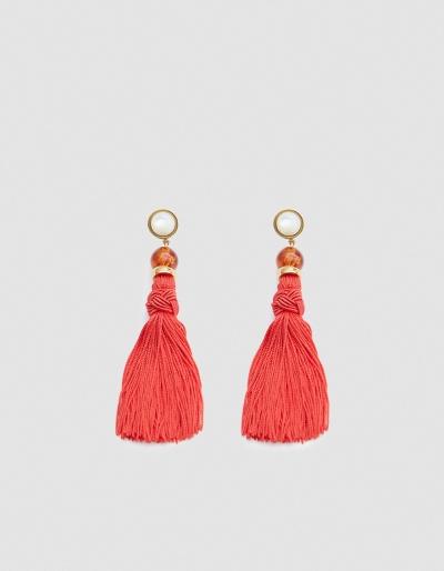 Lizzie Fortunato Jambo Tassel Earrings