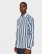 Sunnei Classic Shirt With Pocket In White/blue
