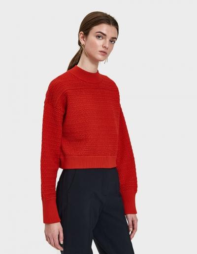 3.1 Phillip Lim Faux Plaited Cropped