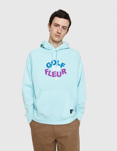 Converse Golf Le Fleur Pullover Hoodie In Amazon Blue