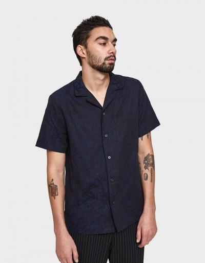 Need Francis Shirt In Black/navy